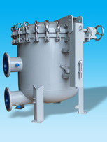 12 Filter Bag Carbon Steel Housing Side View